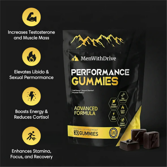 PERFORMANCE GUMMIES. YOUR 6-IN-1 SUPPORT.