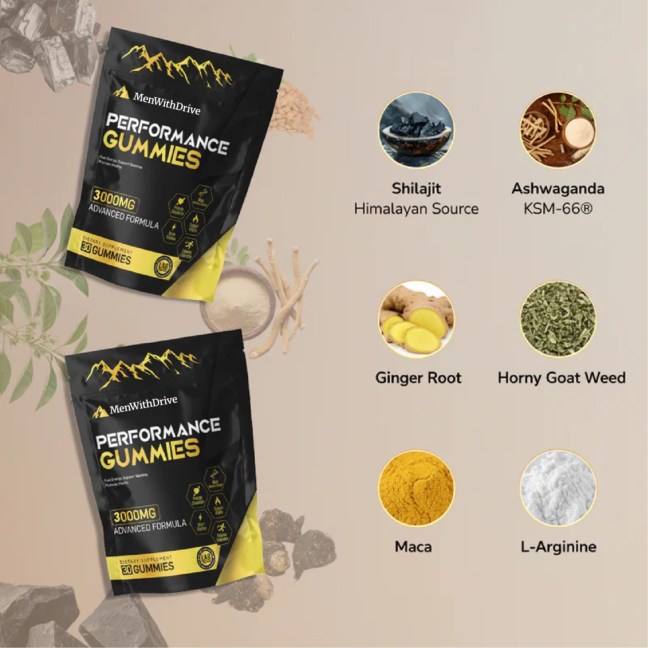 MENWITHDRIVE™ Enhancement Gummies – Upgrade your Bedroom Performance